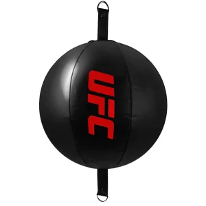 Ballon Cuir Double Attache UFC Pro - Noir