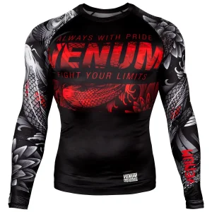 Rashguard Venum Koi 2.0 - Manches longues - Noir/Blanc